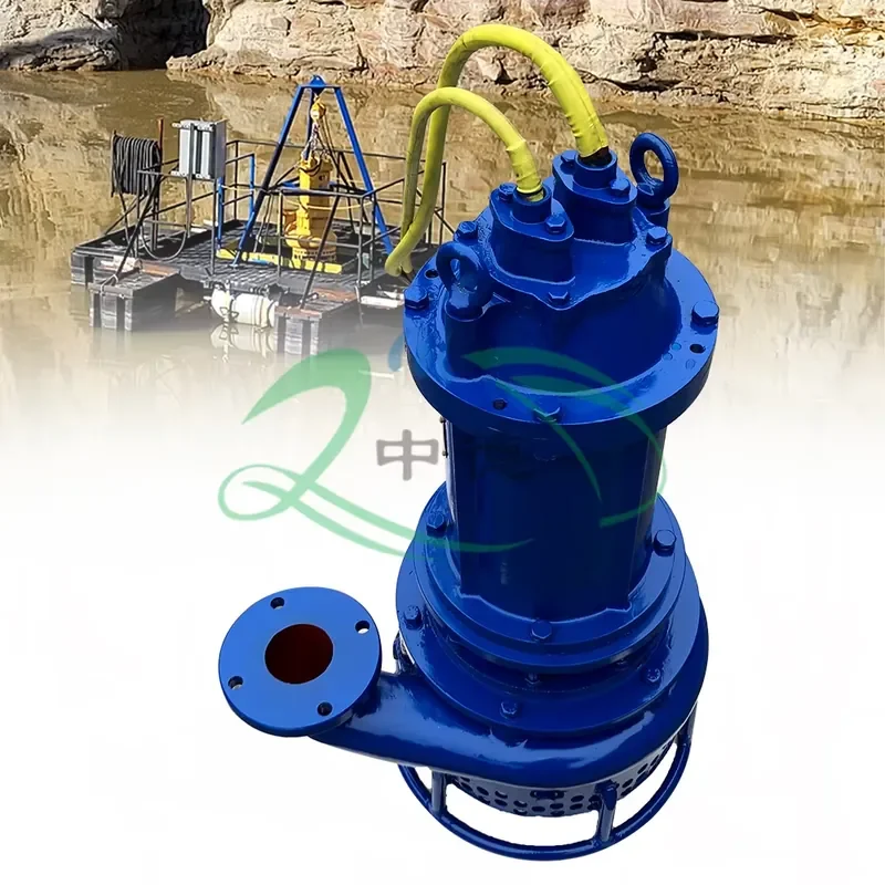 Submersible Sewage Pump for Pumping Mud Sand Mud Suction Pump Three Agitator Heavy Submersible Slurry Pump