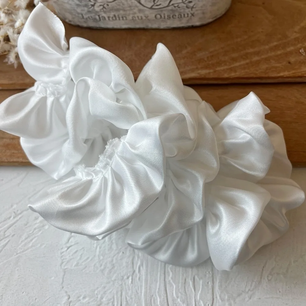 

New 55mm Wide Satin Ribbon Trim Pleated Ruffled Edge Pleated Lace Trim Satin DIY Lolita Dress Trim Dress Decoration