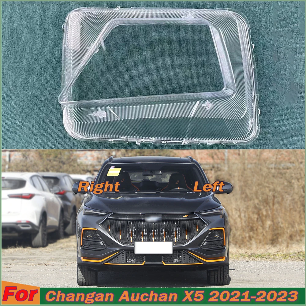 

Auto Replacement Parts For Changan Auchan X5 2021 2022 2023 Headlight Lens Cover Transparent Lampshade Headlamp Shell Plexiglass