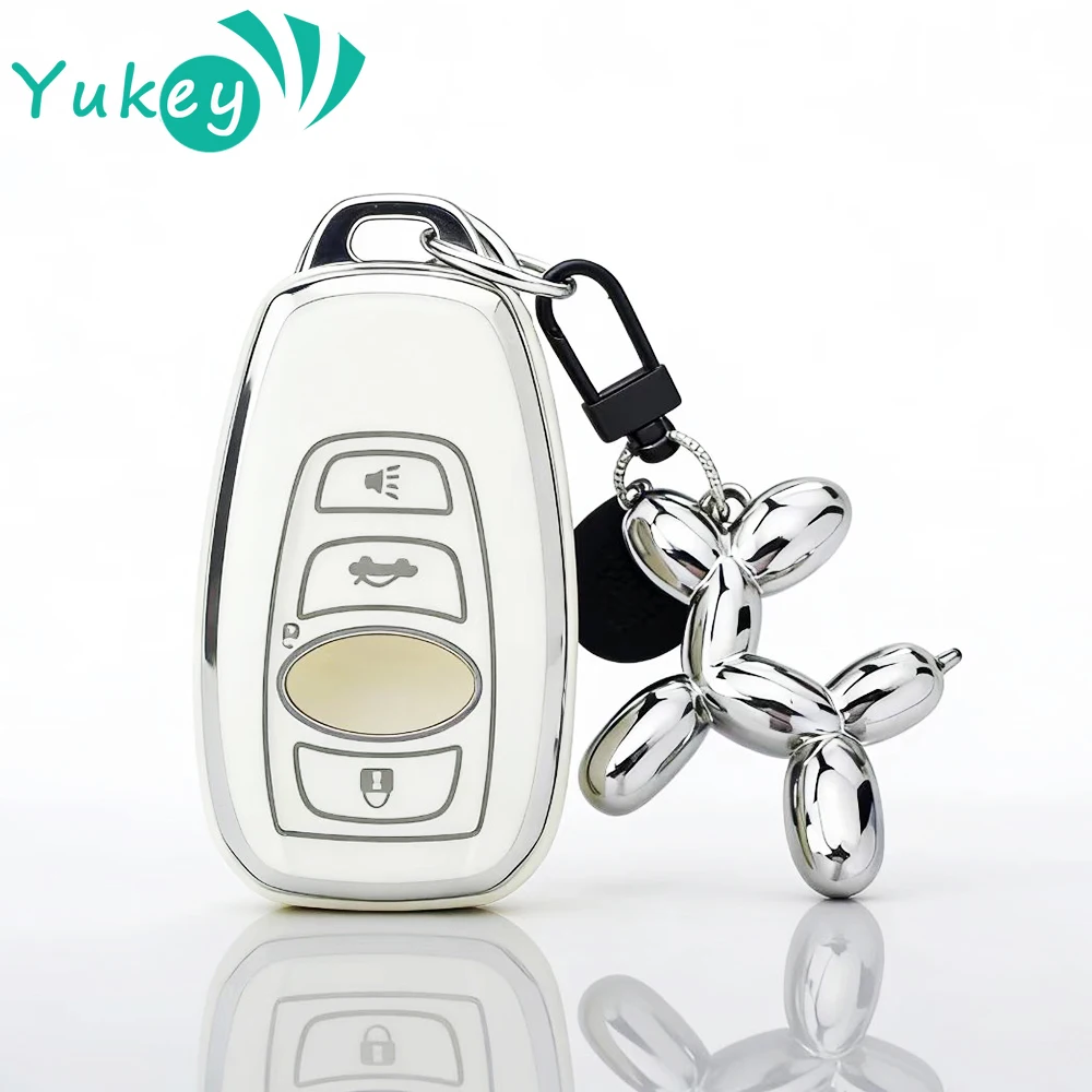 

Car Smart Key Cover Case for Subaru WRX XV Crosstrek Legacy BRZ Forester Impreza STi Outback 2015 - 2019 Shell Holder Fob Bag