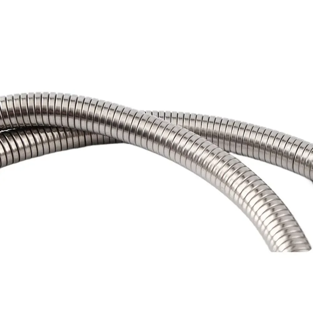 Manguera de ducha extraíble de 150cm, grifo telescópico para lavabo, manguera de repuesto para cocina, rociador de fregadero de acero inoxidable, líneas de suministro para Baño