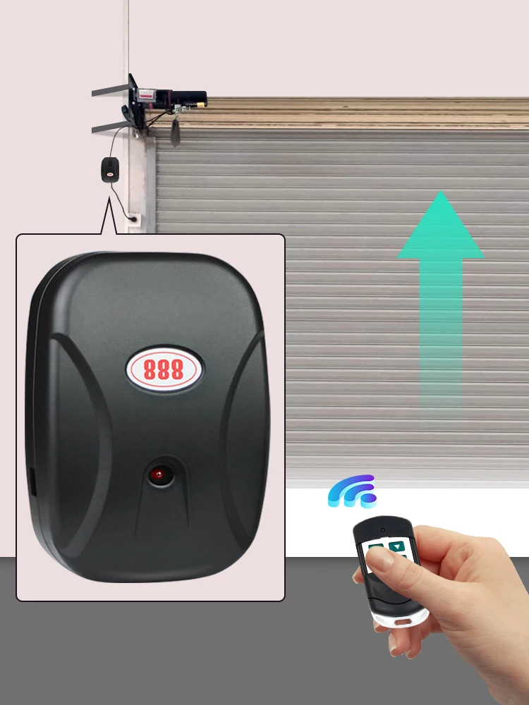 Wireless RF Switch Chain External Electric Motor 433Mhz Universal Remote Control Controller For The Garage Door Home Assistant
