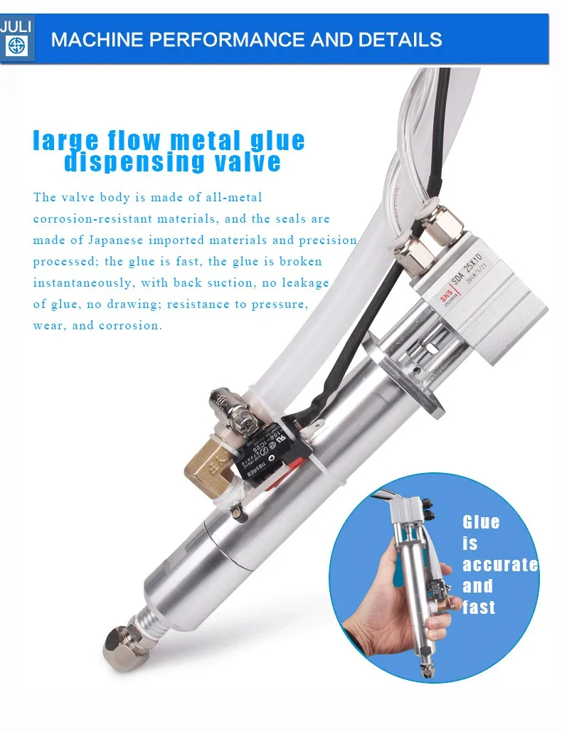 Lager flow pressure tank manual glue filing machine 2600ML silicone glue dispensing machine