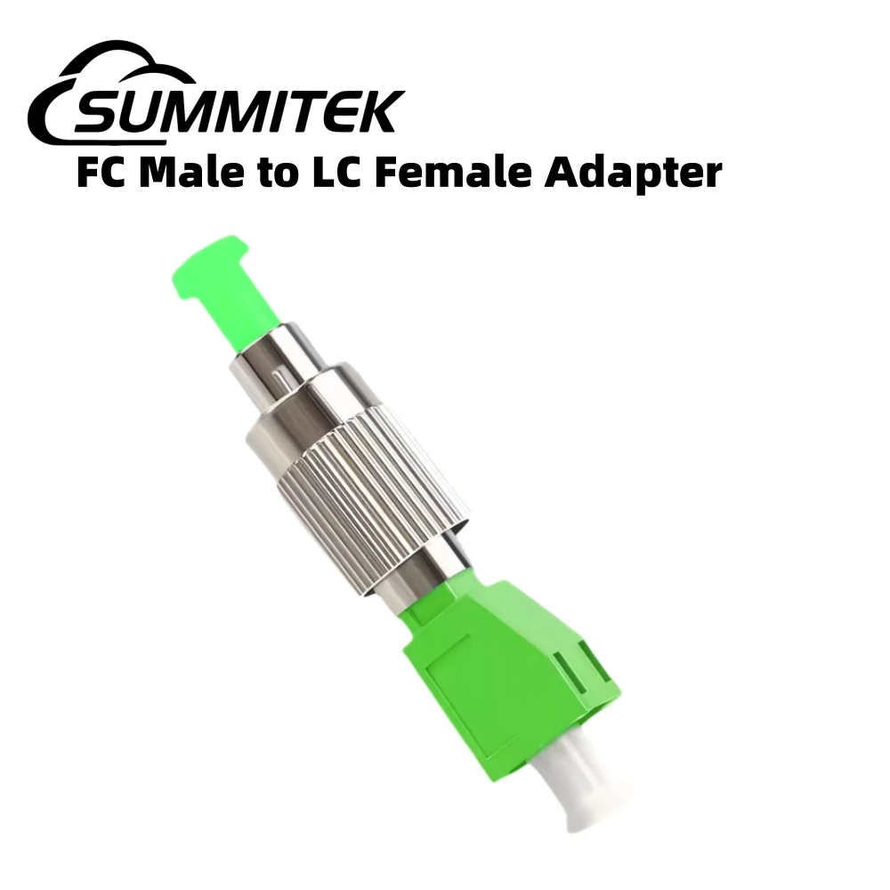 

SUMMITEK FC Male To LC Female Hybrid Fiber Optical Adapter Fiber Tester Connector Single-Mode Connector for Visual Fault