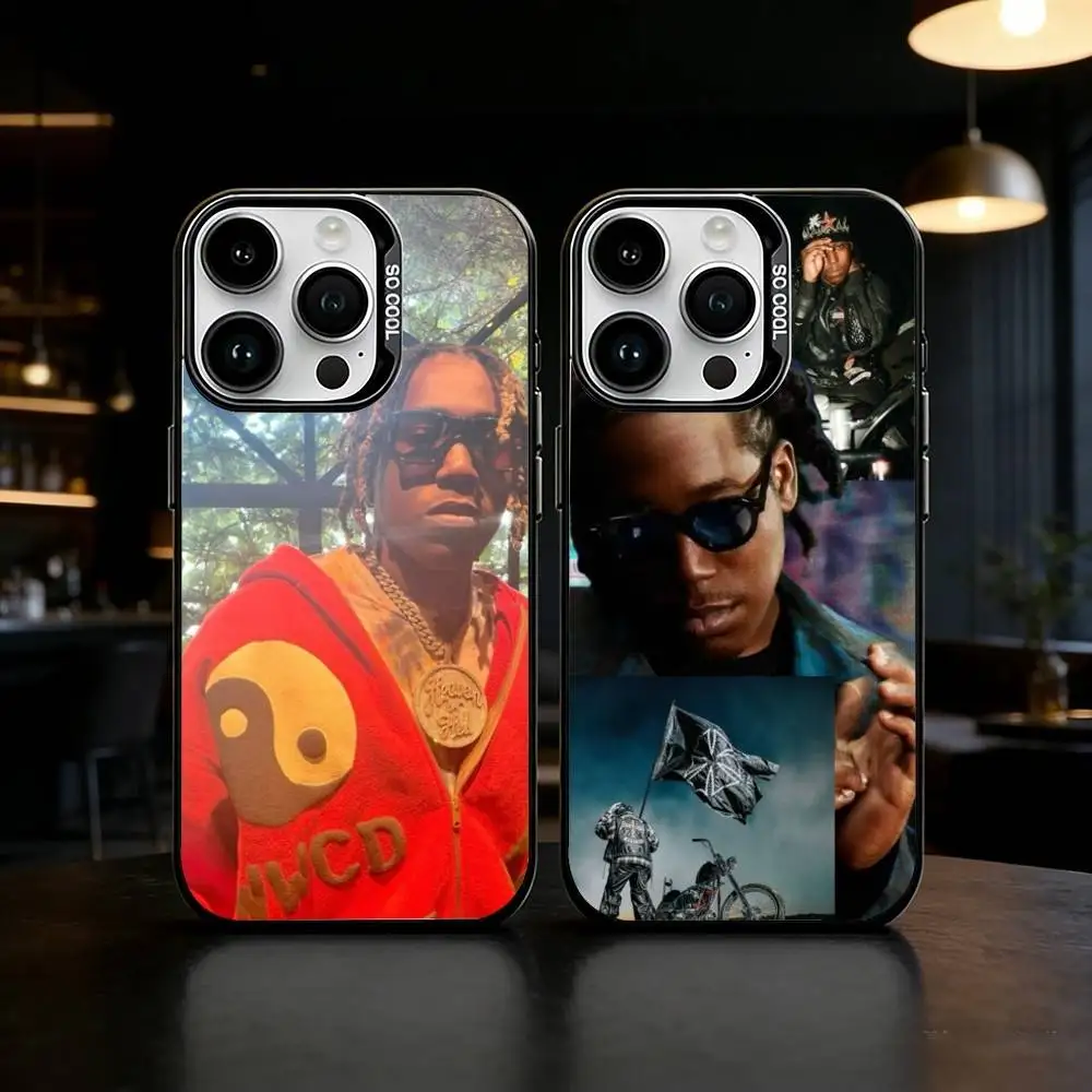 

Rapper D-Don T-Toliver Singer Phone Case For iPhone 17,16,15,14,13,12,11,Pro Max,Plus Candy Silver Cover