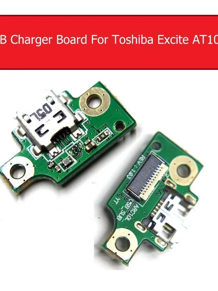 weeten Port de connecteur de charge USB S6 Mic Microphone Board Flex Cable Board pour TOWinterBA EXCITE AT10 AT10-A Flex Cable Repair Parts 2