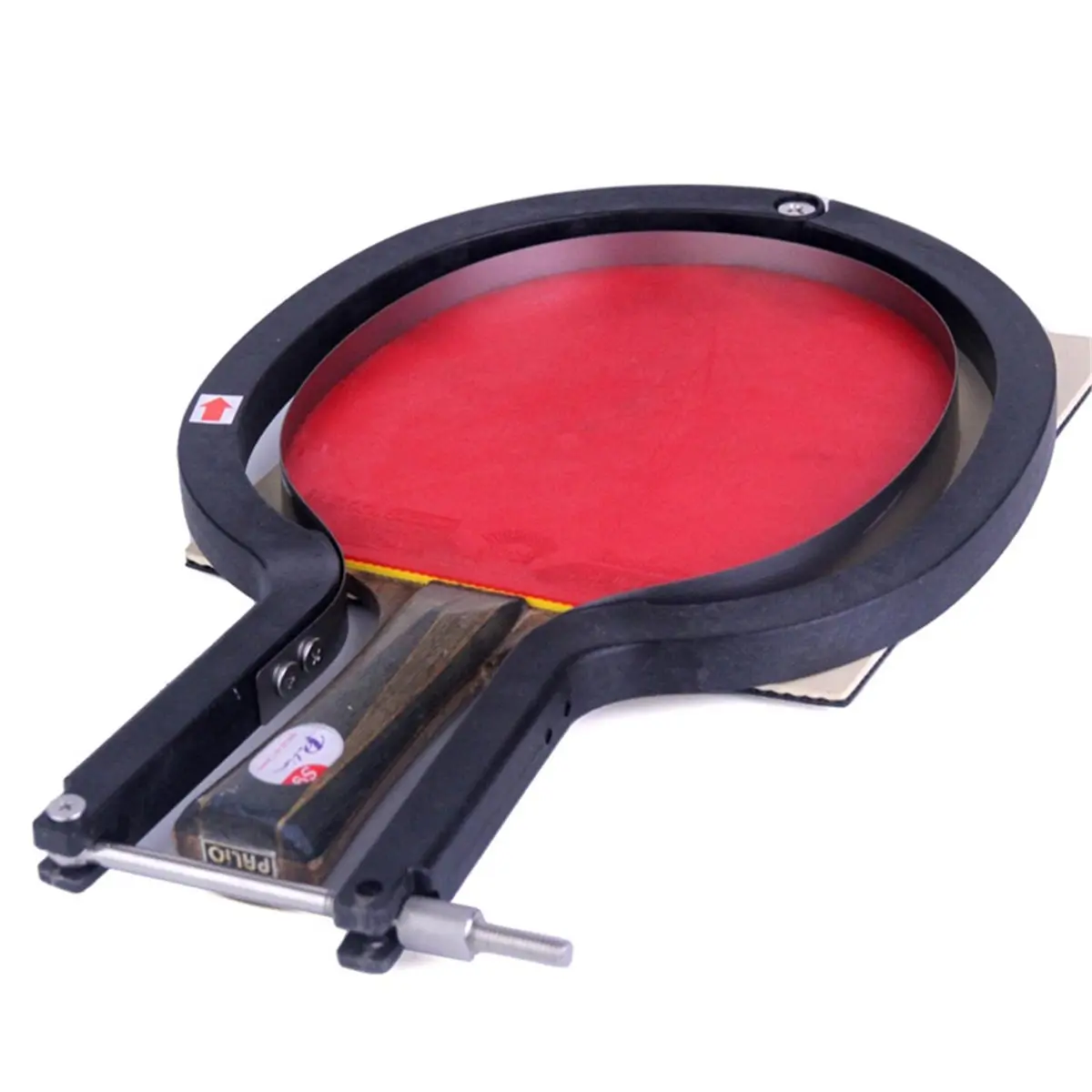 A77K Professional Table Tennis Rubber Cutting Stand for Cutting Rubber Sheets, DIY Table Tennis Racket Safety Cutting Tool