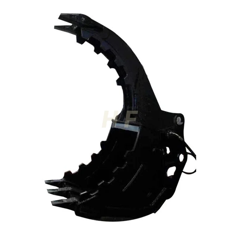 

Hydraulic Grab Clamp Thumb Bucket For 5-7 Ton Mini Excavator Digger Accessory Heavy Duty Grapple Attachment Supplier