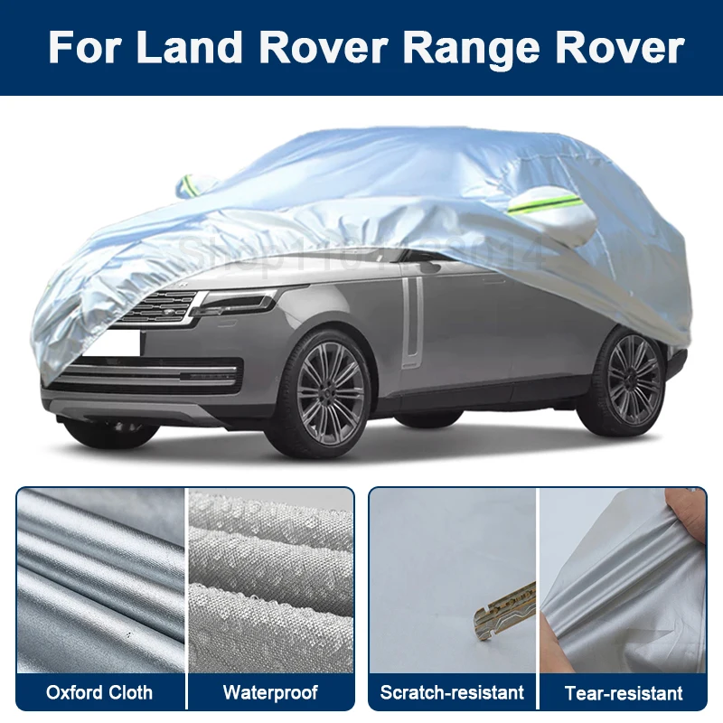 

Outdoor Full Car Cover For Land Rover Range Rover with Reflective Strips Waterproof Snowproof Dustproof UV Protection