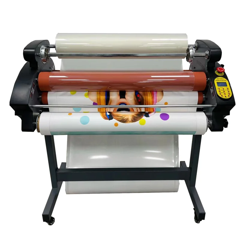 DSG-880 High Temperature Hot & Cold Roll to Roll Laminator Machine Single & Double Side Paper Processing Machinery