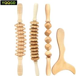 Wood Therapy Massage Tools for Body Shaping,Lymphatic Drainage Massager,Maderoterapia Kit Colombiana,Wood Massage Tools