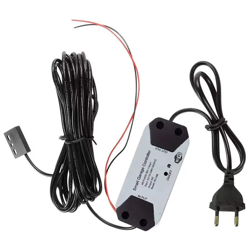 【HOT ITEMS】Wofea Smart Wifi Garage Door Opener Switch Controller Compatible APP No Hub Required EU Plug