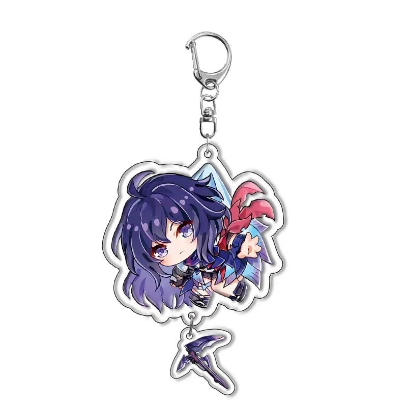 Game Honkai: Star Rail Kafka Bailu Dan Heng Seele Yanqing Blade Cosplay Costume Keychain Acrylic Key Chain Pendant Keyring Prop