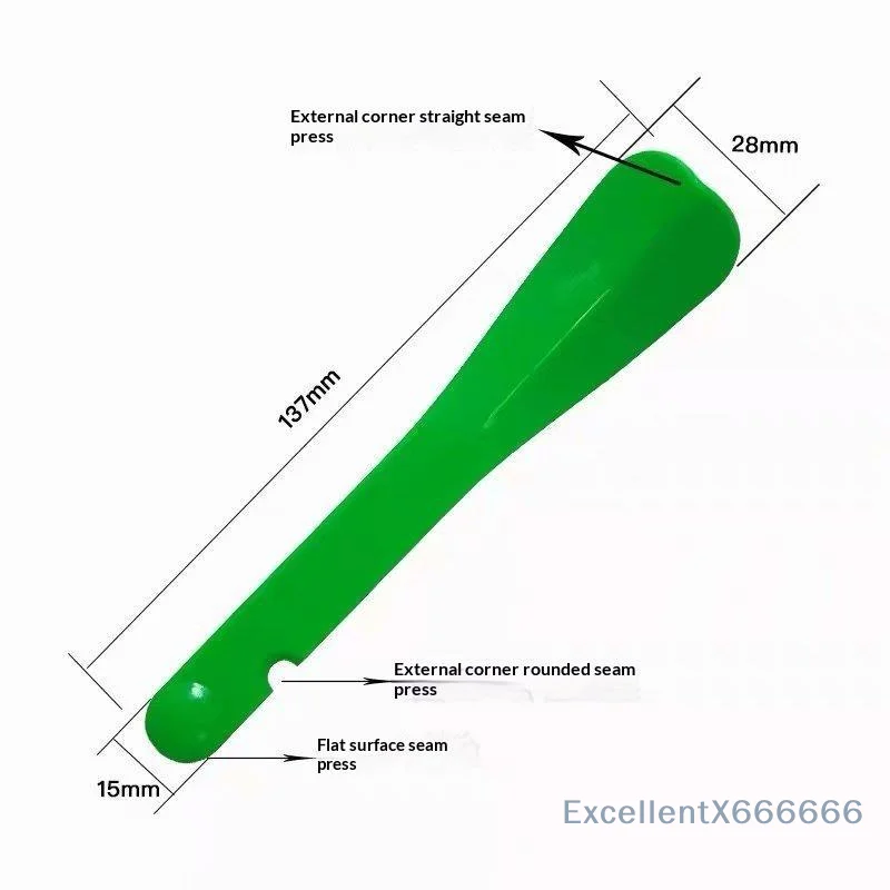 2/10Pcs Rust-Resistant Coated Drywall Corner Scraper Putty Finisher Stucco Spatula for Construction Renovation