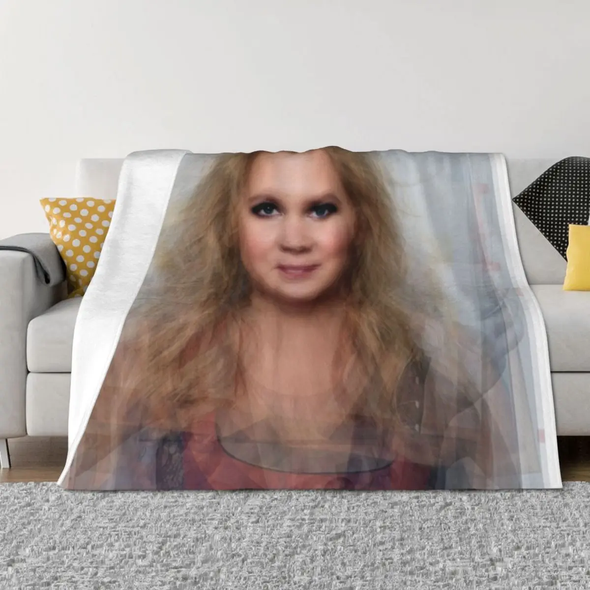 

Amy Schumer Portrait Throw Blanket Thins wednesday Decorative Throw Camping Blankets