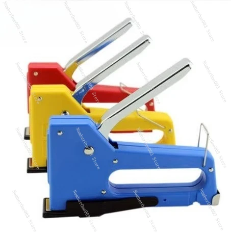 

Multi-Function Staple Gun Manual Heavy-Duty Tacker Sofa Picture Frame Stapler TG-HC