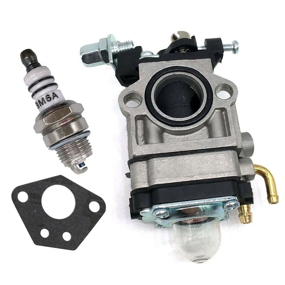 Carburetor Carb Kits For Demon RQ580 For Vida XL 141550 141003 52cc Gasket Spark Plug Brushcutter Lawn Mower Parts Garden Trimm