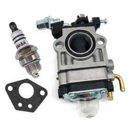 Carburador Carb Kits para Demônio RQ580, Vida XL, 141550, 141003, 52cc, Junta Spark Plug, Brushcutter, cortador de grama Peças, Jardim Trimm