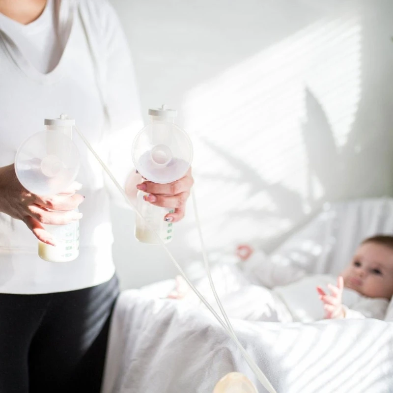 Adaptador bomba silicone amigável para mães, acessório bomba tira-leite conversível, flanges fáceis anexar, bomba