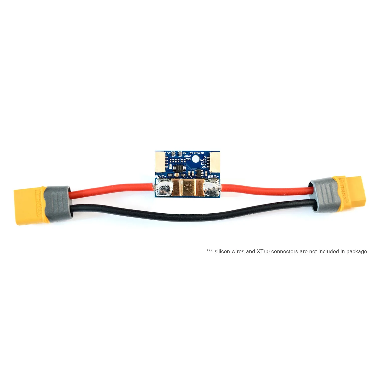 Mateksys I2C‑INA‑BM Ultra‑Precise I2C Power Monitor 0‑204.8A 0‑85V Current Voltage Detection Sensor for FPV Quad