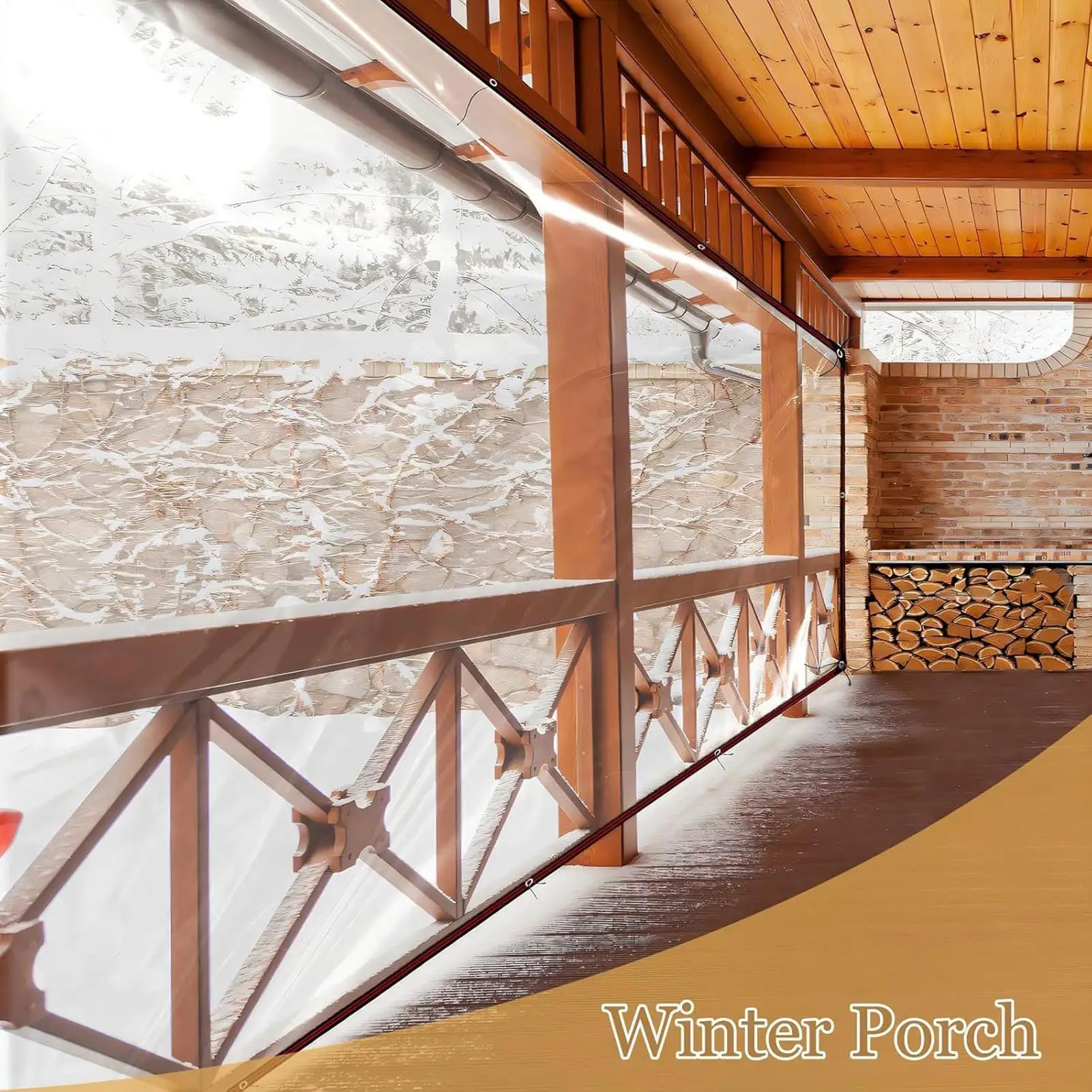 

Водонепроницаемый брезент 7x20ft, прозрачный чехол для патио, изолированный чехол для растений для улицы, пляжа, пикника, кемпинга, палатки, альпинизма, автомобиля, грузовика Rv