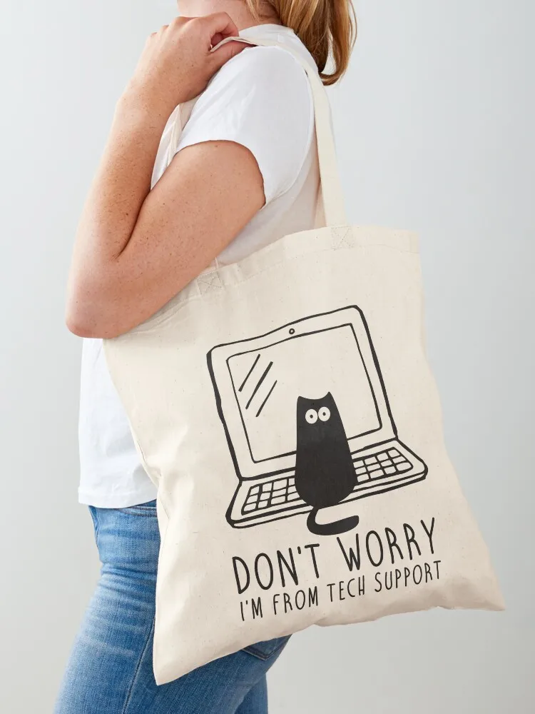 

I'm from tech support Tote Bag shopper bags hand bag ladies Big bag Gift bags