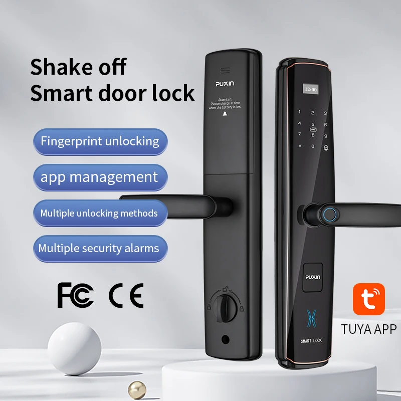 Puxin A2 fingerprint lock home security door password lock smart door lock electronic lock universal lock