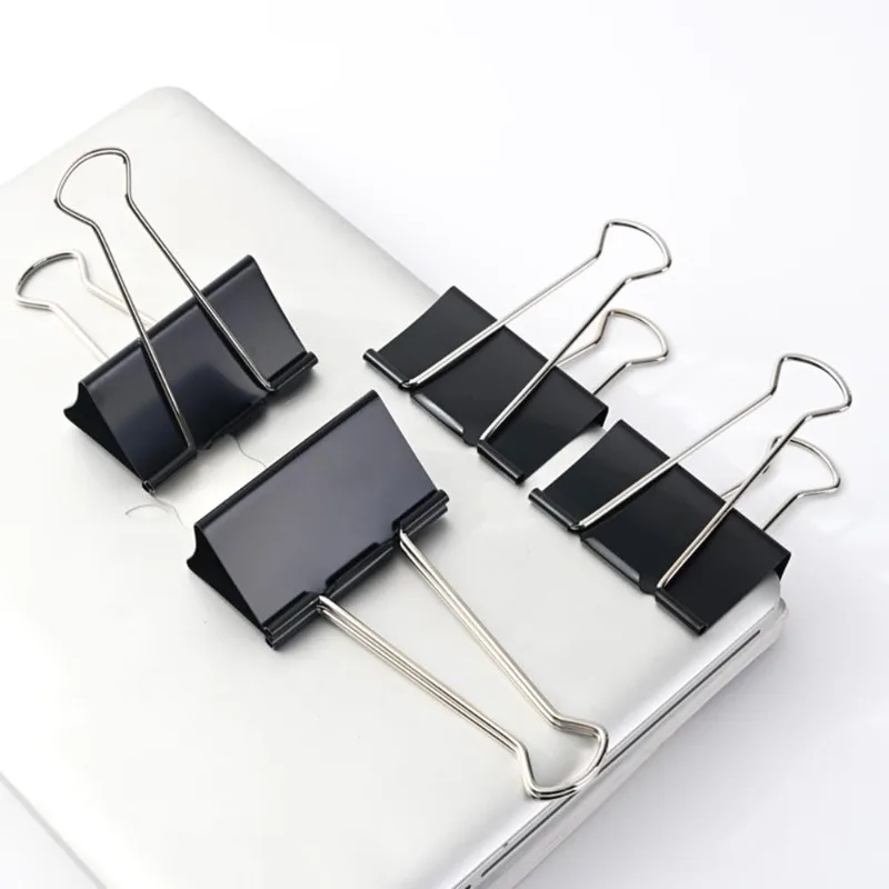 50/60mm Binder Clips, for Office and Home Supplies, Bill Folder, Drawing Board Folder, Extra Large Clips Heavy Duty Paper Clamps image 4