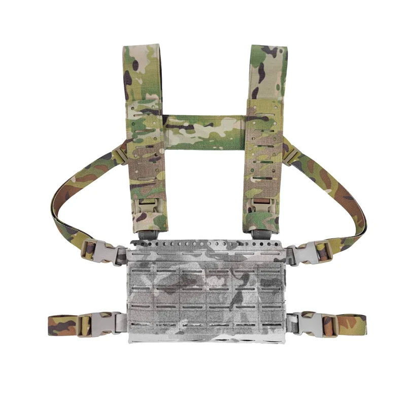 

Airsoft Chest Rig SS Fat Strap Mk4 Tactical vest H-harness Belt gear MK5 34A Chest Hanger Multicam Laser Cut Shoulder Strap
