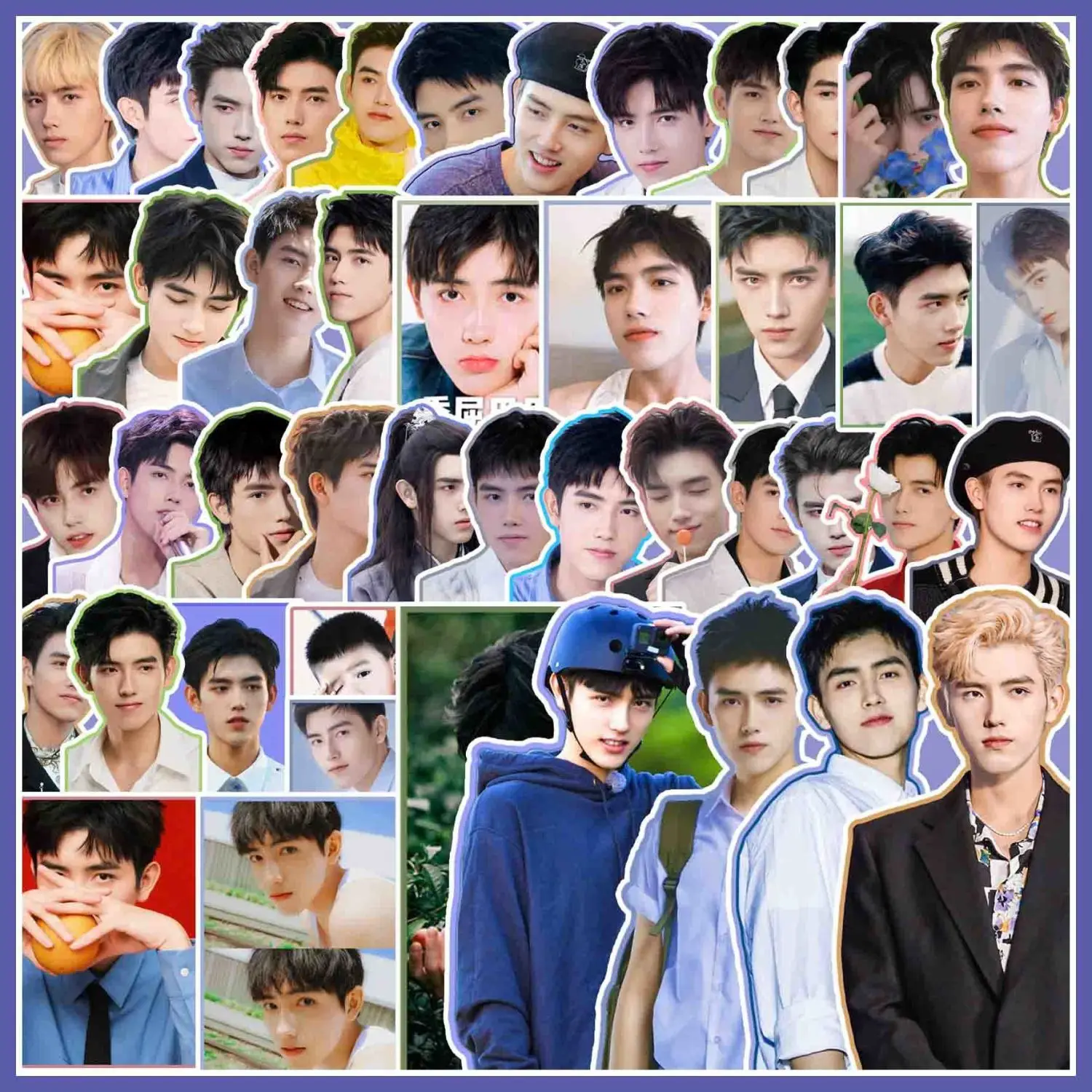 Chinese Drama Hao Yi Xing Chen Fei Yu Self-adhensive Stickers Hand Account Sticker Mobile Case Computer Decor Stickers Star