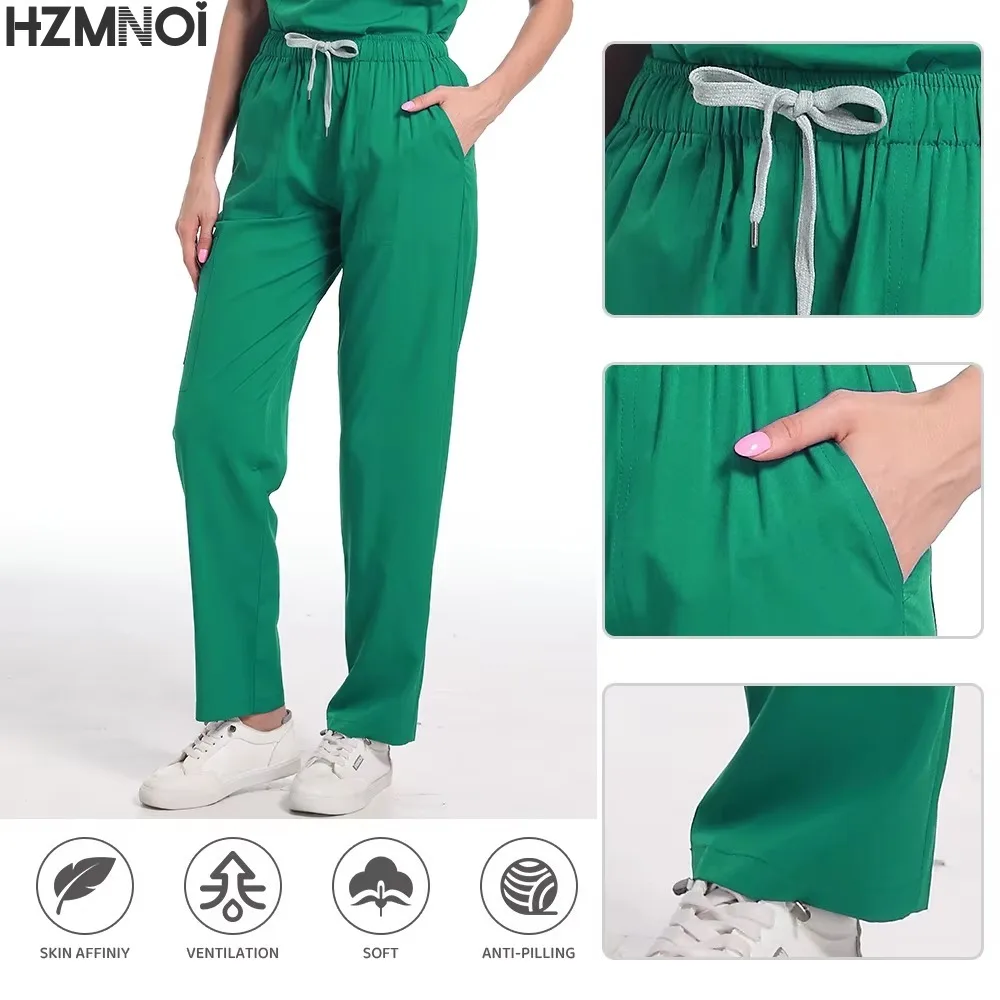 Handwashing Clothe Split Suit Short Sleeved Hand Brushing Pet Dentist Nurse Work Clothes Men Medical Care Clothes Nurse Uniform