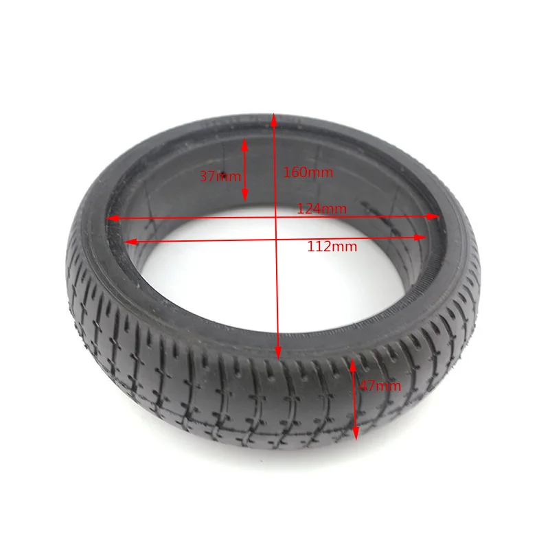 165x45 Solid Tire 6.5 inch for 6.5