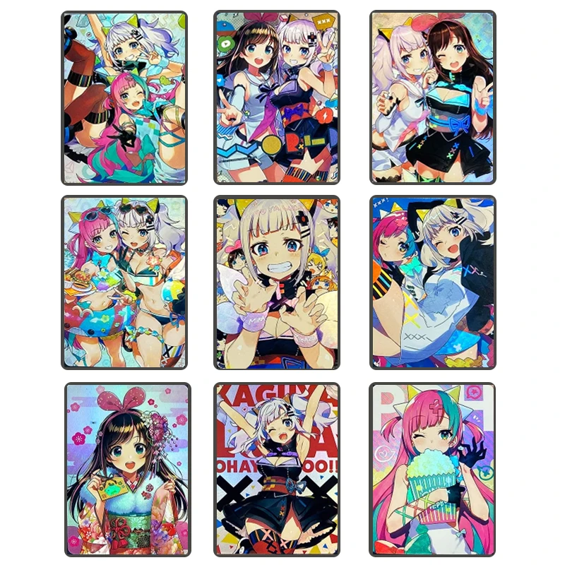 

Anime Goddess Story Characters Kaguya Luna Kizuna Ai Diy Flash Cards Collectible Card Christmas Birthday Gifts Children's Toys