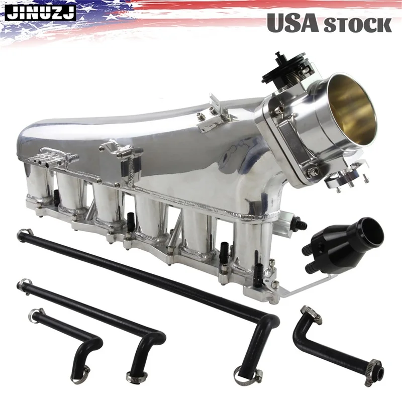 Corpo farfallato rail carburante collettore di aspirazione 90mm per Skyline GTR 2.6 RB26DET R32 R33