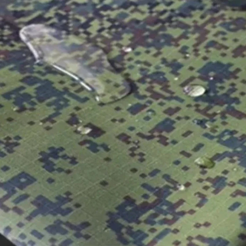 

Tactical Camouflage Fabric Outdoor Waterproof Polyester-cotton Blend Plaid Little Green Man Thickened Sewing DIY Hunting