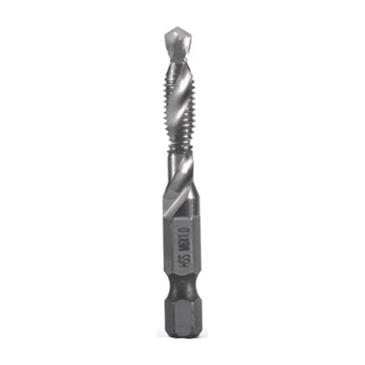 M6X1.0mm High-Speed Steel 4341 Titanium Plated Composite Tap Drill and Tap Integrated Machine Tap Open and Chamfer Tool