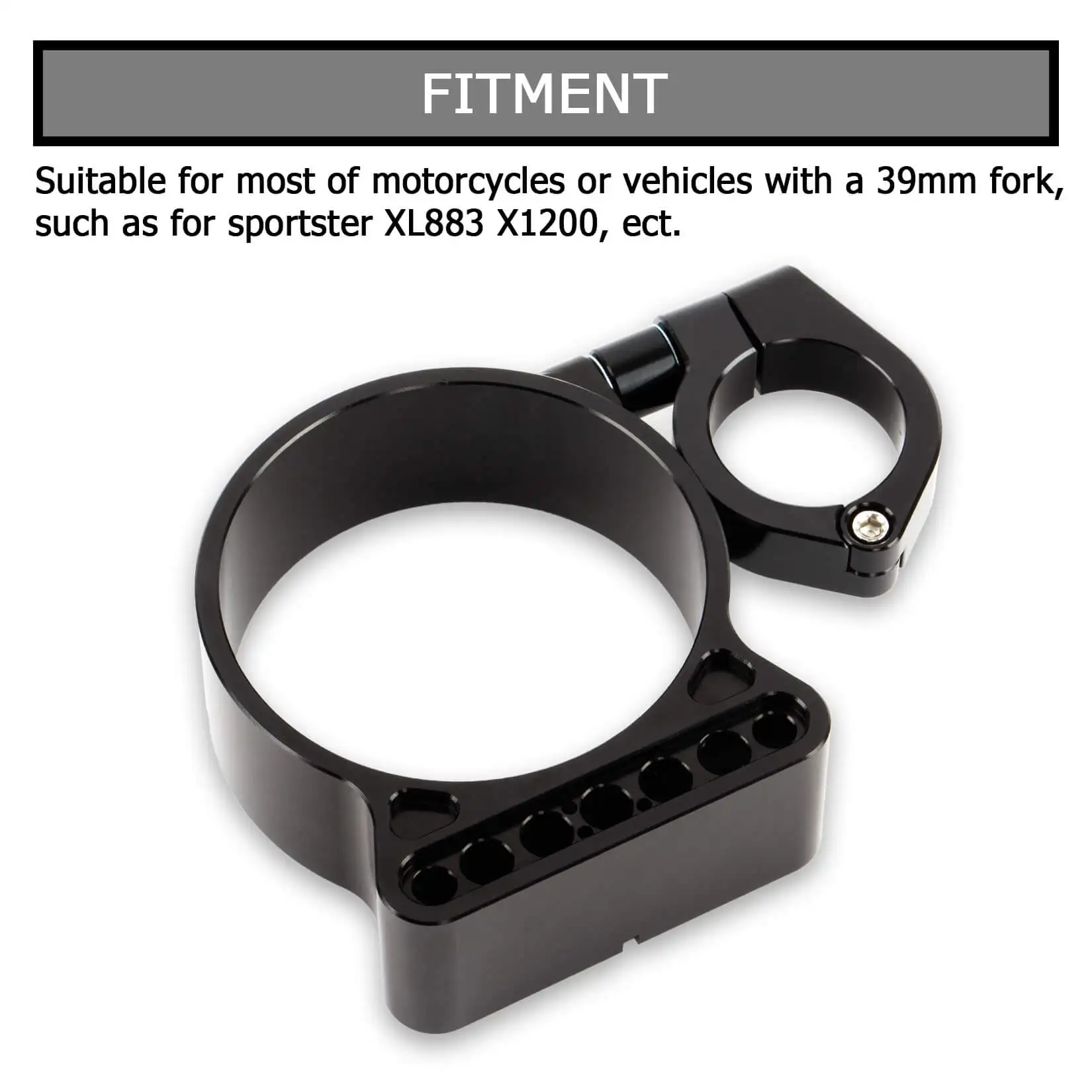 Motorcycle Speedometer Relocation Bracket Cover Side Mount Speedometer Instrument Housing for Harley Sportster 883 XL1200 883