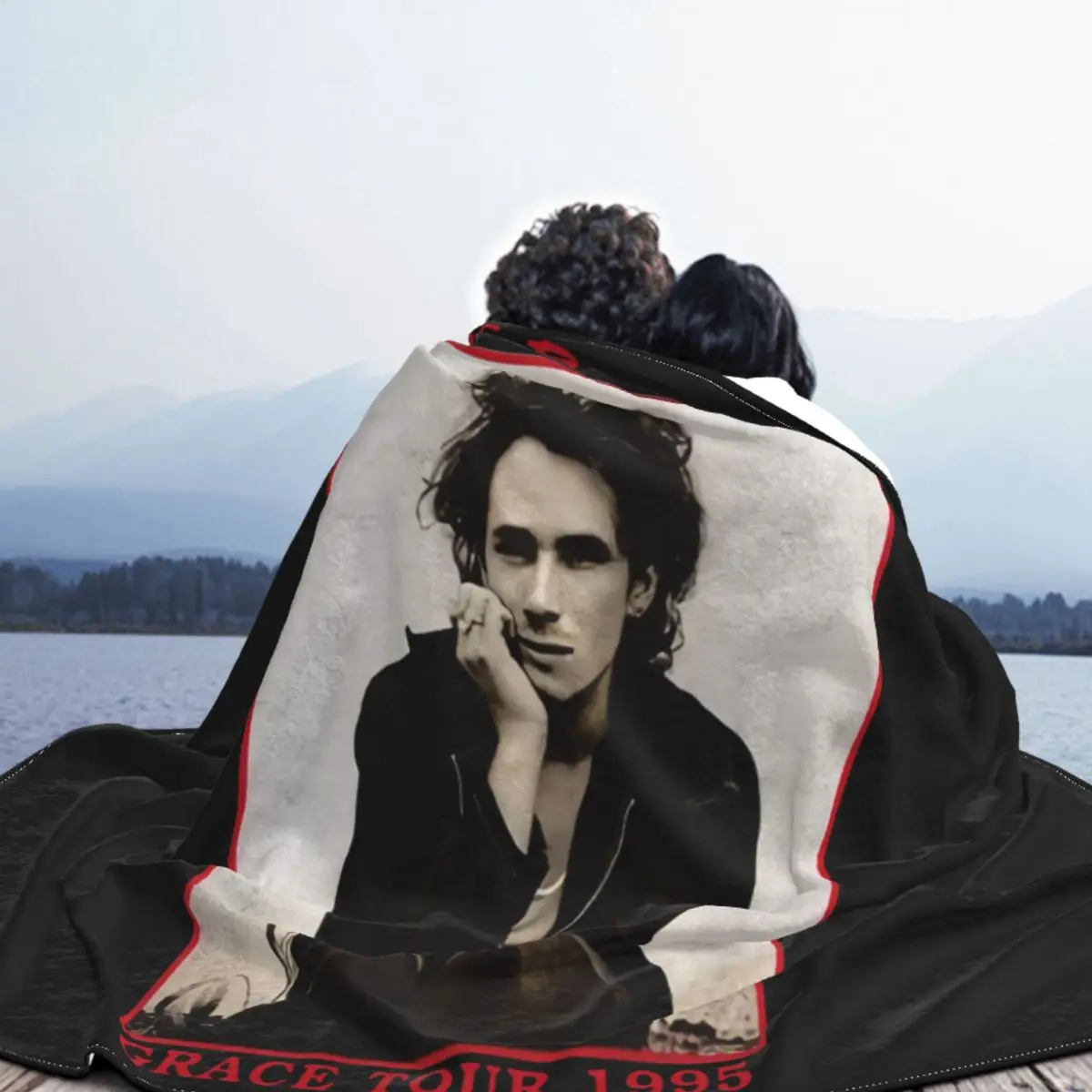 Jeff Buckley Grace Tour 1995 5 Quilt Bedroom Couple Blankets Winter Warm Blanket Throw Blanket