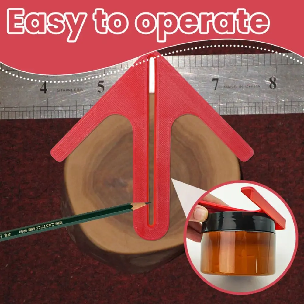 

Recyclable Plastic Center Finder Tool Portable Design Compact Size Engraving Work Piece Centering Device Safe Materials