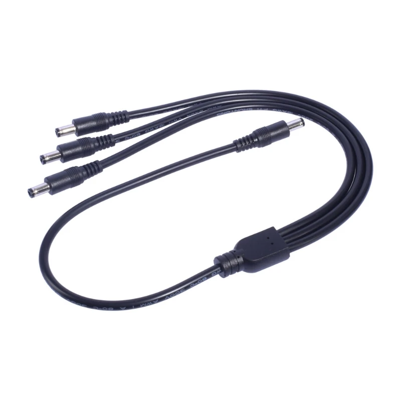 60cm DC5.5mmx2.1mm Splitter Cable 1 to 3 Way Adapters Cord for LED Light Bar