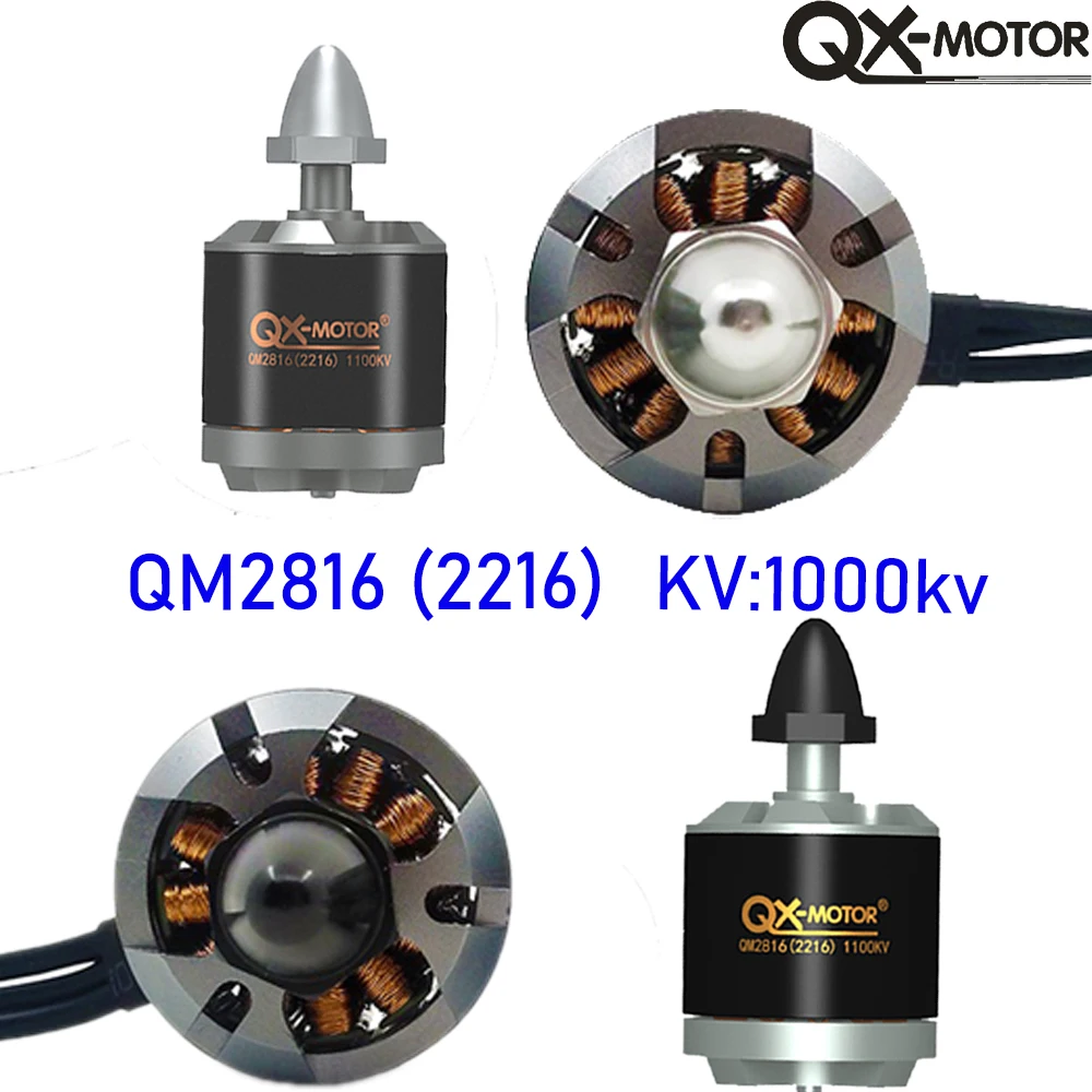 Motor sin escobillas QM2816(2216), 800KV, 1100KV, cw, ccw, para S500, F550, X500, KIT Compatible con hélice 1045 para avión teledirigido