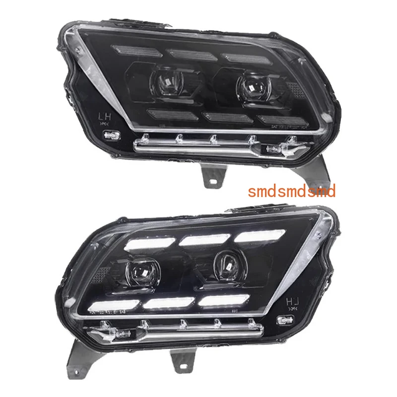 

Модифицированный комплект светодиодных фар Plug And Play для Ford Mustang 10-14, светодиодные дневные ходовые огни, фары с указателями поворота