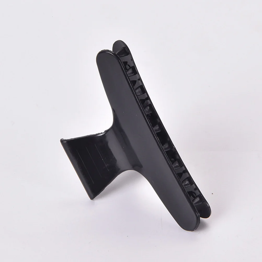 

24pcs Hair Clips Styling Claw Positioning Hairpins 12 Black 12 White Small Size Plastic Hair Clamps For Women Salon Modeling
