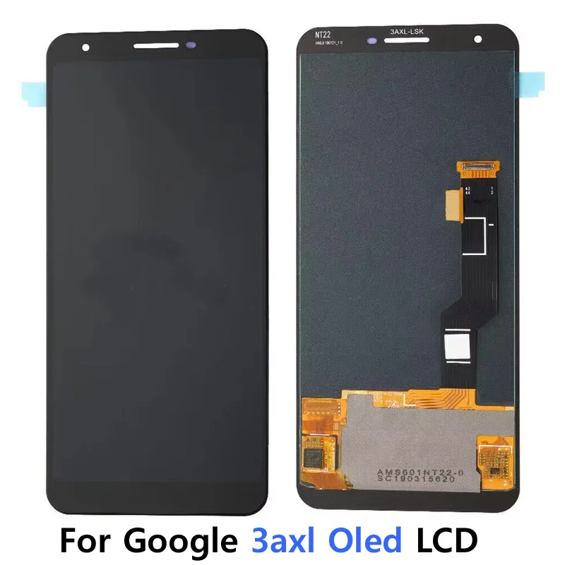 Pantalla LCD Pop OLED para Google Pixel 3AXL, montaje de digitalizador con pantalla táctil, piezas de repuesto LCD Pixel 3AXL