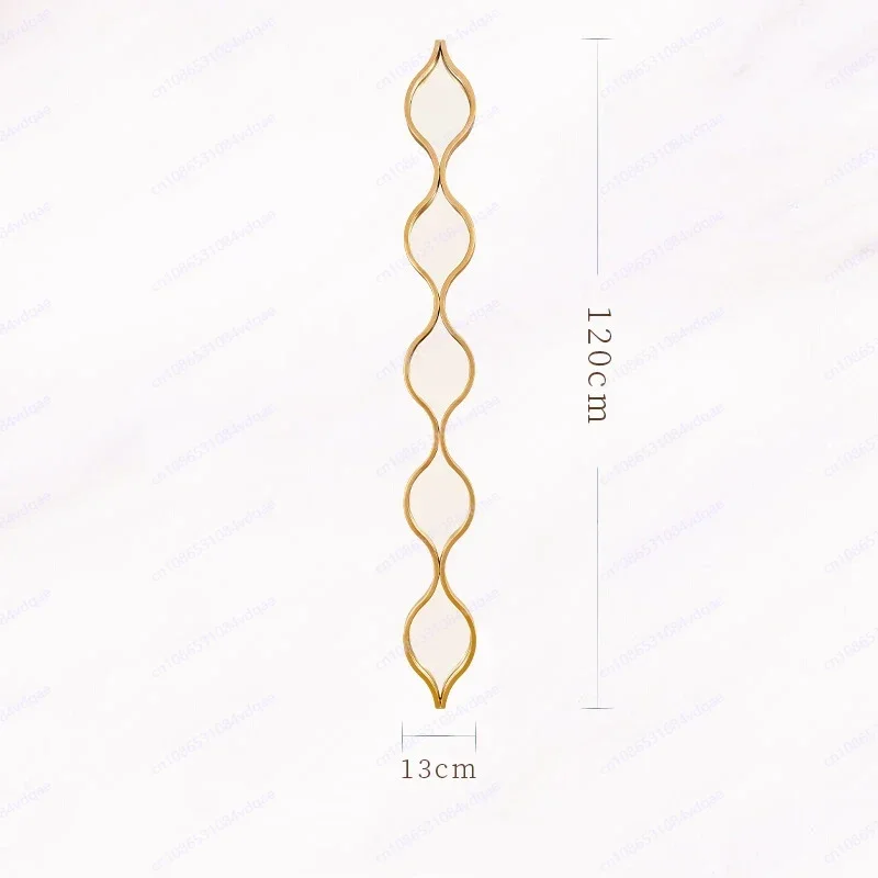 창의적인 물방울 모양 결합 단조 철제 벽 거울 인테리어 유럽식 물방울 벽걸이