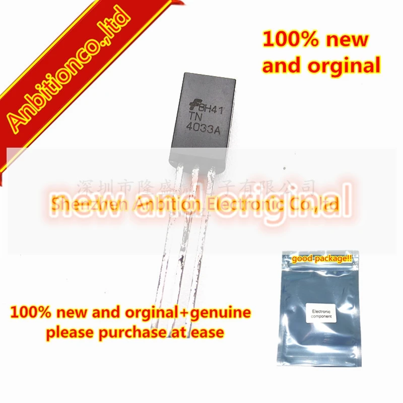 

50pcs 100% new and orginal TO-92L TN4033A MOS PNP PNP General Purpose Amplifier in stock