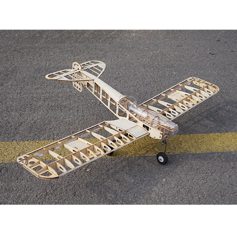 Avión teledirigido de madera de Balsa, Kit de construcción de modelos de 1020mm, con corte láser, Brandenburg, Wingspan, W.29