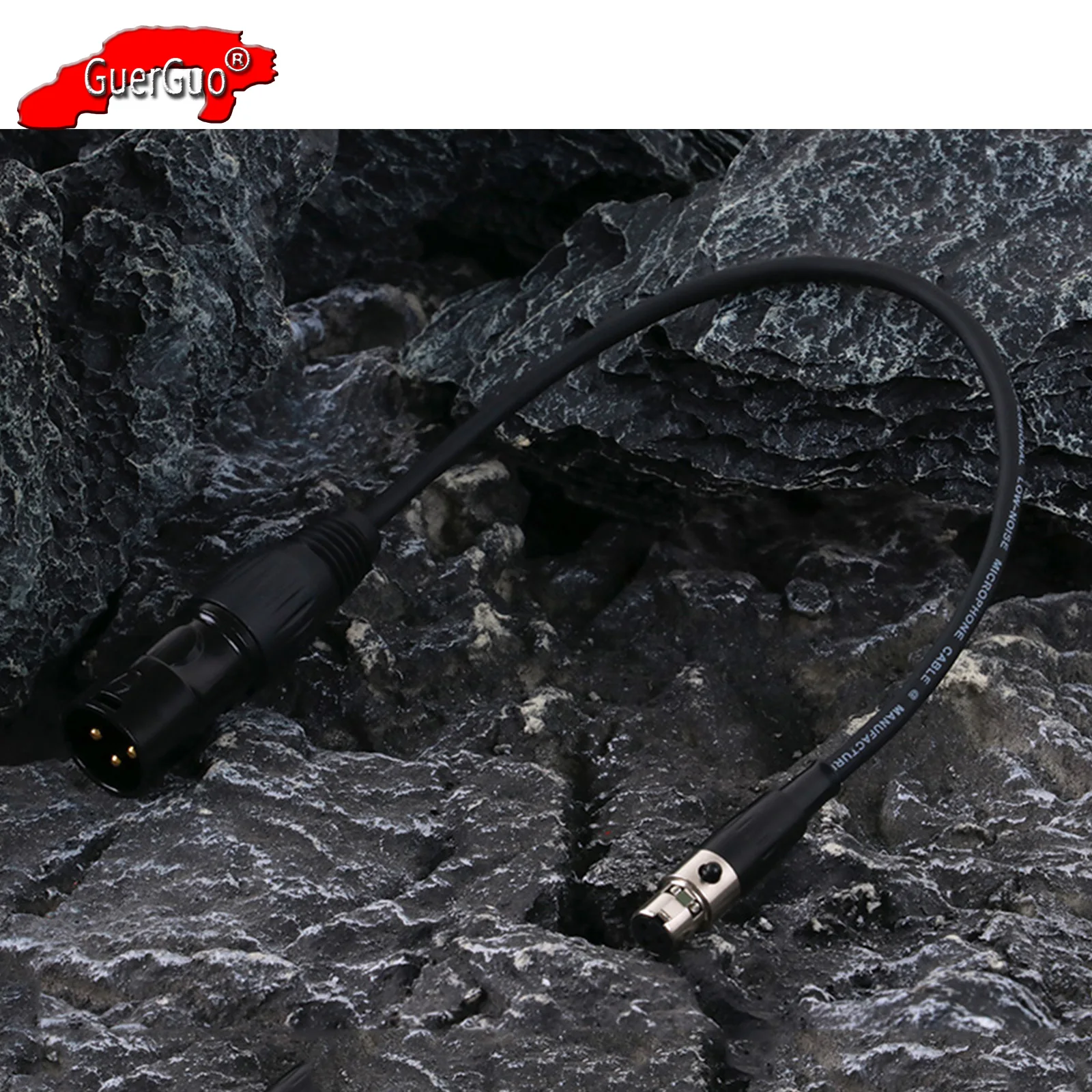 

XLR Male to Mini XLR Female Audio Extension Cable,3Pin Mini Connector to 3Pin Male XLR MIC Line Adapter Cord for Camera Mixer