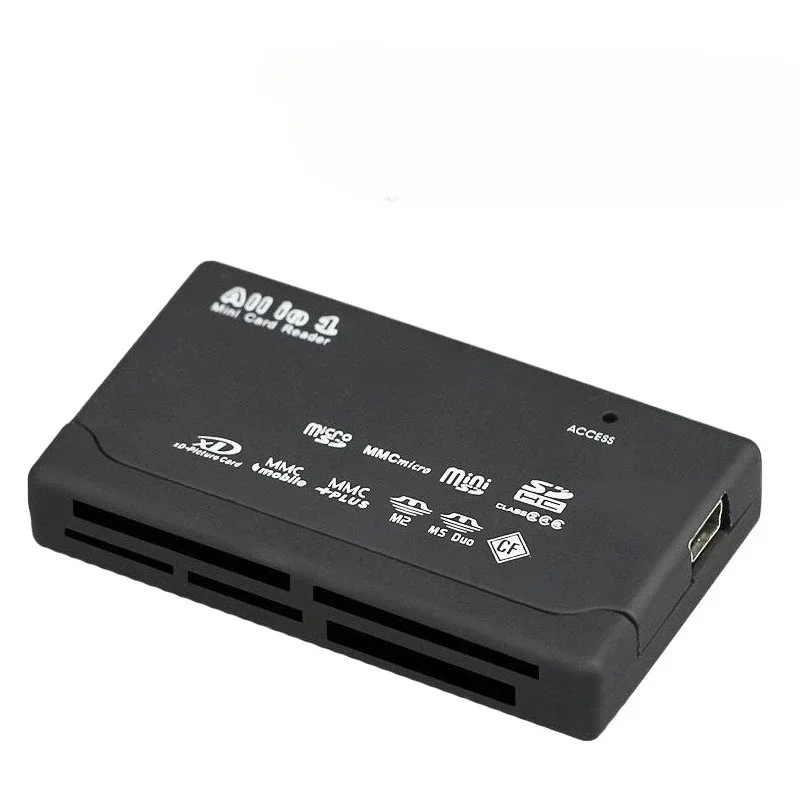 All In One Card Reader USB 2.0 SD Card Reader Adapter Support TF CF SD Mini SD SDHC MMC MS XD  usb card reader