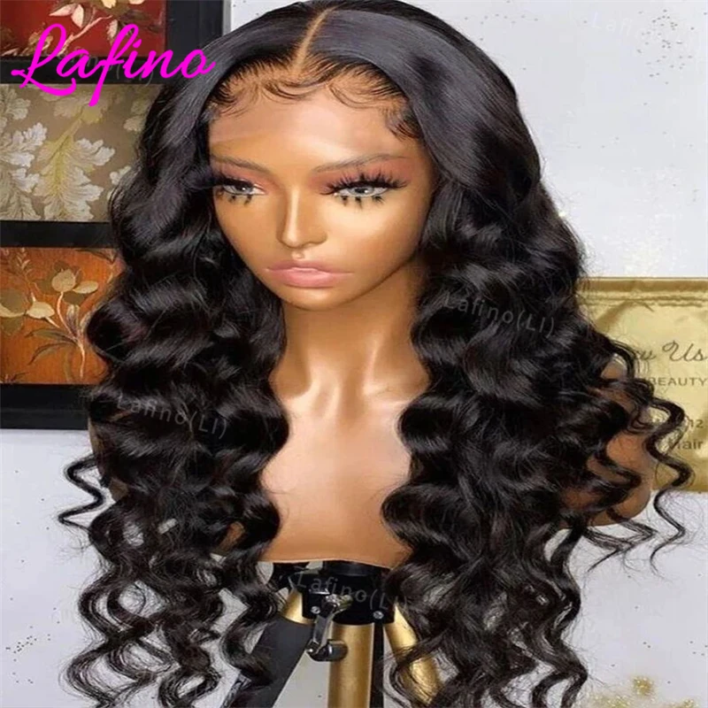

13x6 Loose Deep Wave Hd Lace Front Brazilian Human Hair Wigs 30 40 Inch 13x4 Transparent Deep Water Wave Lace Frontal Wigs